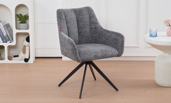 Scaun Living Rotativ DCM0112AS Gri