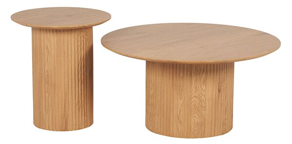 Set 2 Măsuțe de Cafea CT0101 LM/SM Natural