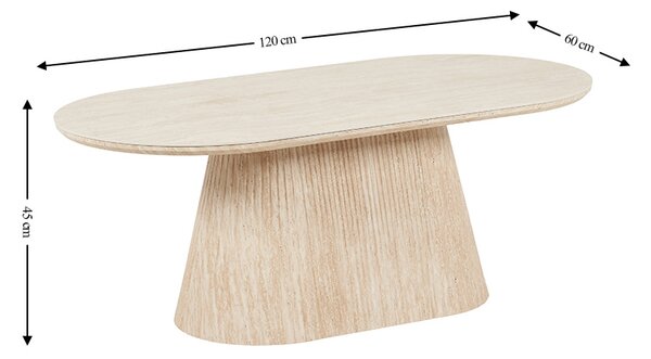 Masuta Cafea CTW0801MC Bej