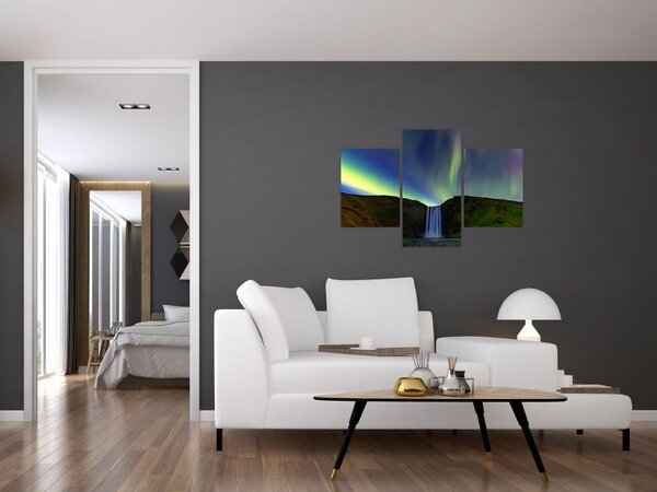 Tablou - Aurora Boreală în Islanda (90x60 cm)