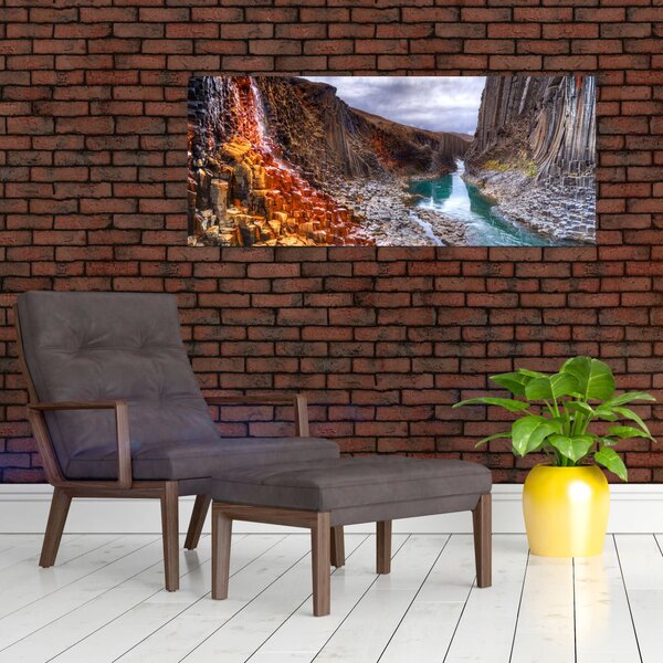 Tablou - Canionul Studlagil (120x50 cm)