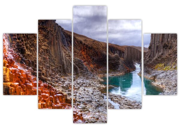 Tablou - Canionul Studlagil (150x105 cm)