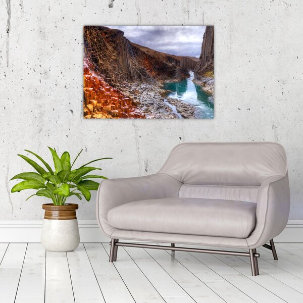 Tablou - Canionul Studlagil (70x50 cm)