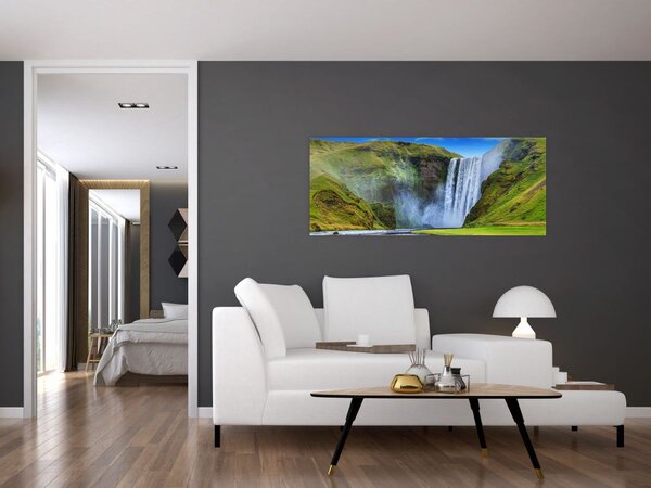 Tablou - Cascada Seljalandsfoss (120x50 cm)