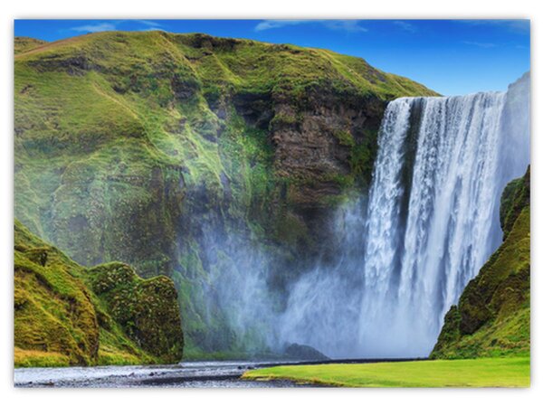 Tablou - Cascada Seljalandsfoss (70x50 cm)