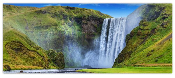 Tablou - Cascada Seljalandsfoss (120x50 cm)
