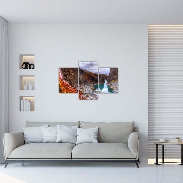 Tablou - Canionul Studlagil (90x60 cm)