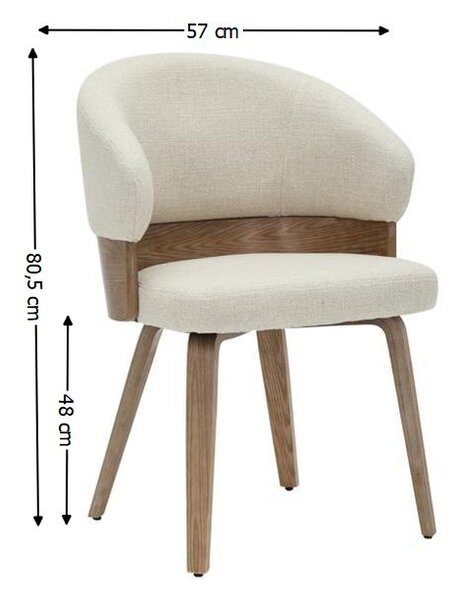Scaun Living JY6448X-M Bej