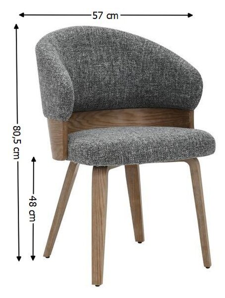 Scaun Living JY6448X-M Gri