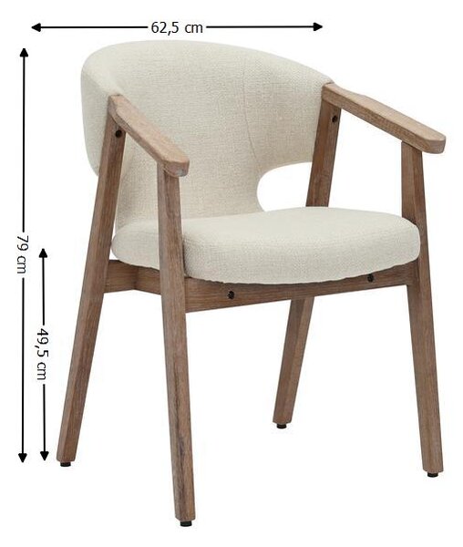 Scaun Living JY6386Q2-M2 Bej