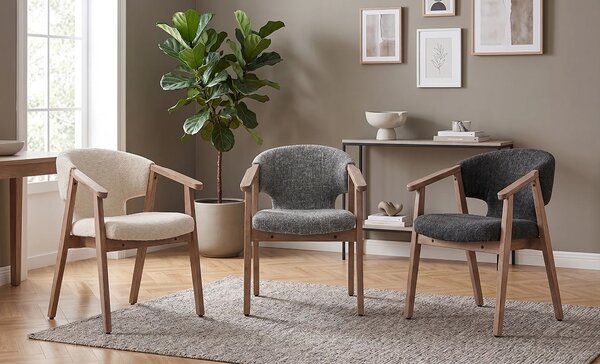 Scaun Living JY6386Q2-M2 Gri Antracit