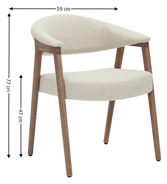 Scaun Living JY6410Q-M2 Bej