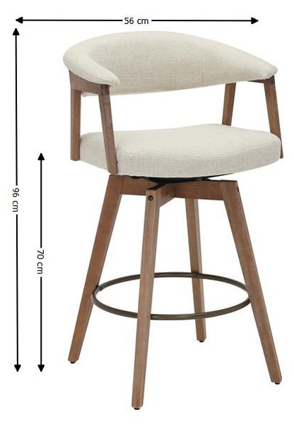 Scaun Bar JY3249X-M Bej
