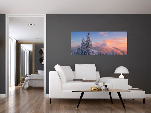 Tablou - Peisaj de iarnă (120x50 cm)