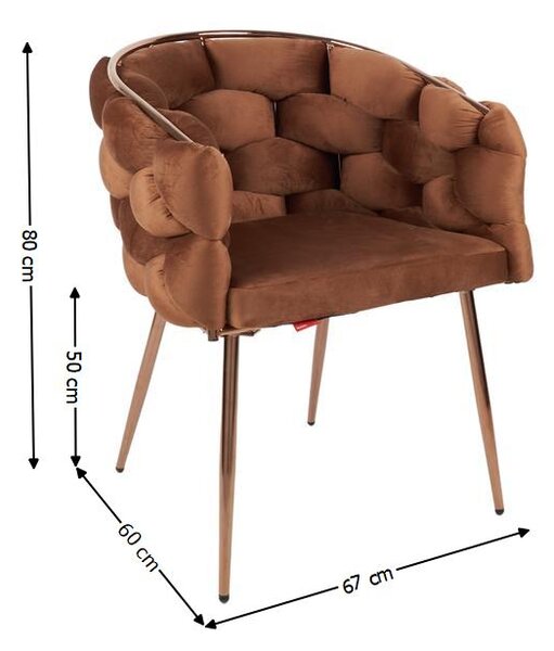 Scaun Living Tapitat KJC17 Maro