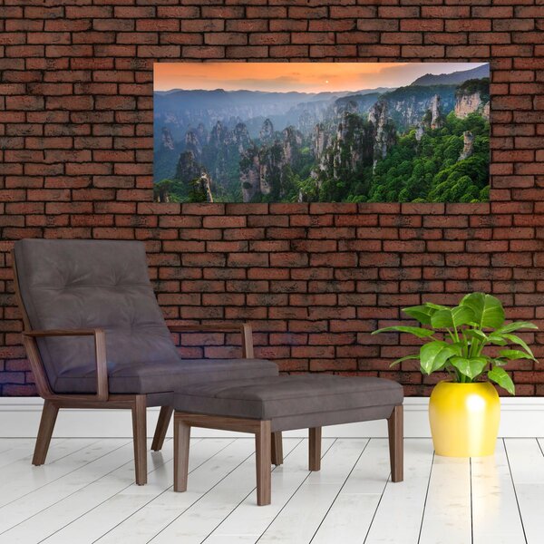 Tablou - Parcul forestier național Zhangjiajie (120x50 cm)