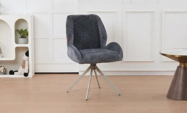 Scaun Living Tapițat DCM0104CS Gri