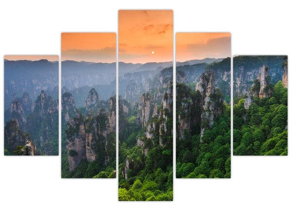 Tablou - Parcul forestier național Zhangjiajie (150x105 cm)