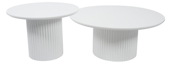 Set Măsuțe Cafea CT3858 Albe