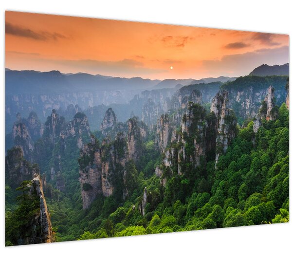Tablou - Parcul forestier național Zhangjiajie (90x60 cm)