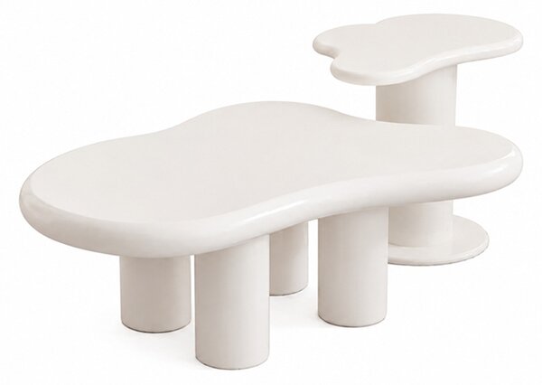 Set Măsuțe cafea CT6556 Alb