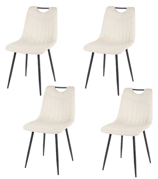 Set 4 Scaune KJC0358 Bej