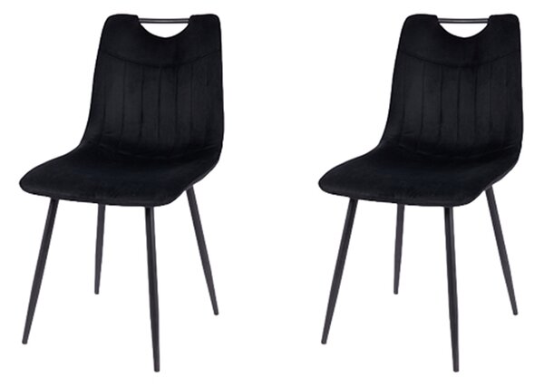 Set 2 Scaune KJC0358 Negre