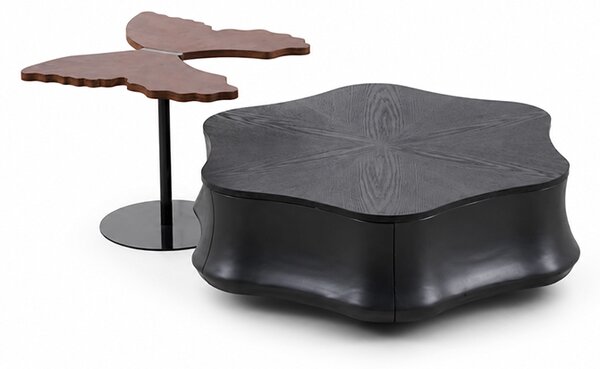 Set Măsuțe cafea CT6562 Nuc/Negru