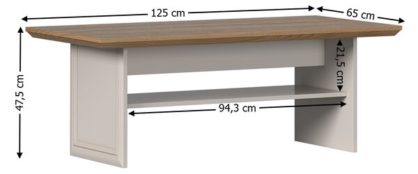 Măsuță de cafea Kora KL2 Cashmere