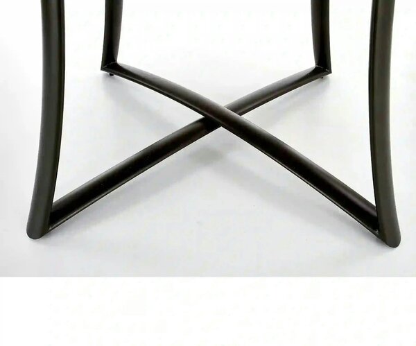 Masa extensibila MORETTI, stejar/negru, 118/148x118x76 cm