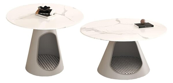 Set Masuțe Cafea KJCT065 White