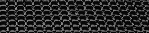 Covor Antiderapant Pentru Intrare, Domino, Negru Negru, Dreptunghi, 40 x 60