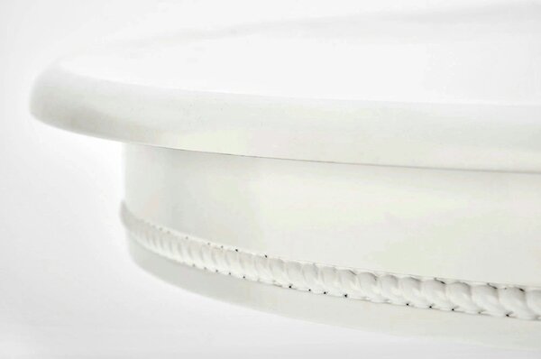 Masa extensibila alb WILLIAM, 90/124x90x75 cm