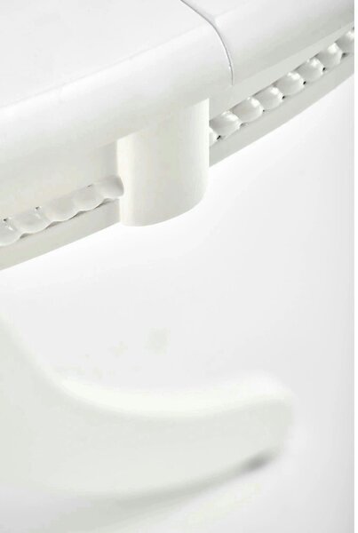 Masa extensibila alb WILLIAM, 90/124x90x75 cm