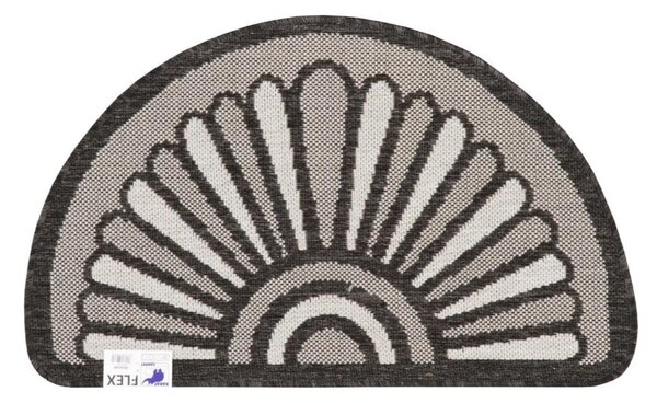 Covoras Intrare Flex 19163-80, Tip Iuta, Marime 50 x 80 cm, Maro, Antiderapant, Antialergic, Polipropilena 50 x 80