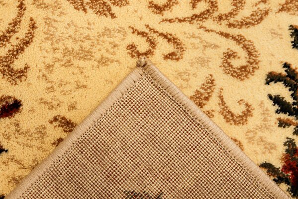 Covor Lotos 532-100, Marime 80 x 150 cm, Crem, Inaltime Fir 8 mm, Antialergic, Polipropilena, Living, Dormitor, Sufragerie, Birou 80 x 150