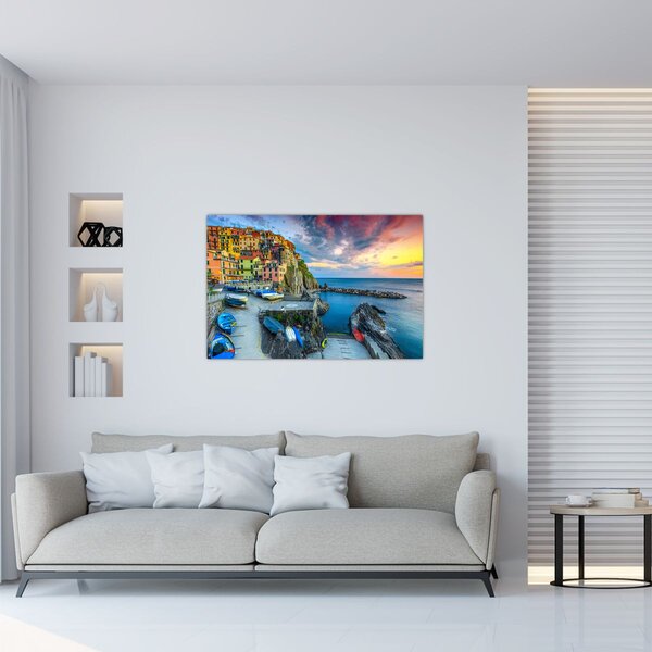 Tablou - Satul mediteranean (90x60 cm)