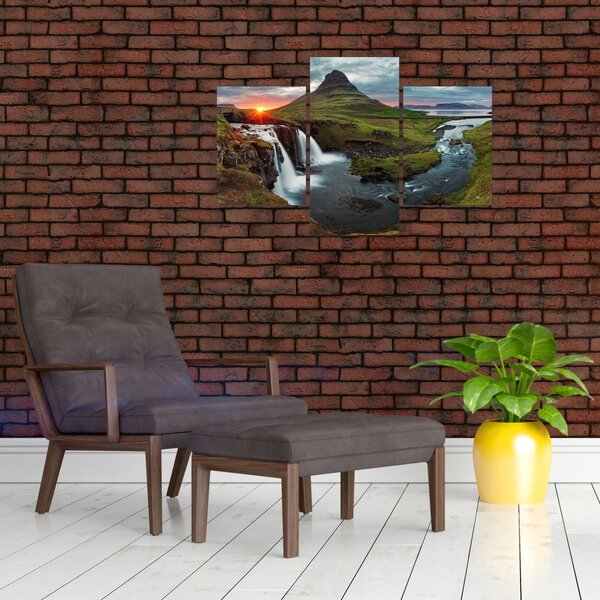 Tablou - Kirkjufell la apus (90x60 cm)