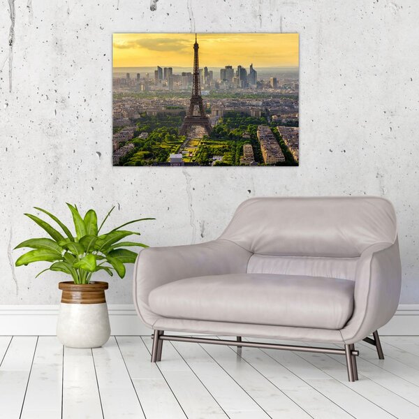 Tablou - Panorama Parisului (70x50 cm)