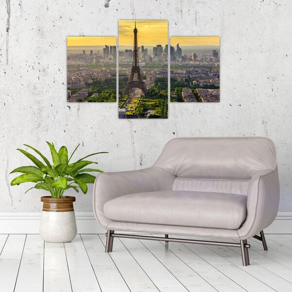 Tablou - Panorama Parisului (90x60 cm)