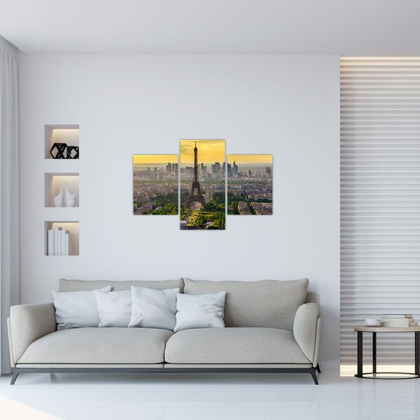Tablou - Panorama Parisului (90x60 cm)