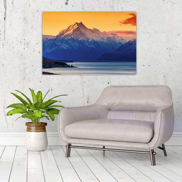 Tablou - Lacul Pukaki (90x60 cm)