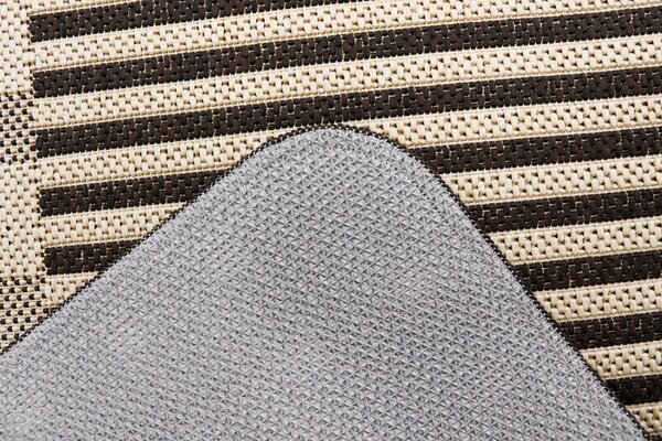 Covor Bucatarie Tip Iuta, Flex 19053-19, Marime 75 x 200 cm, Maro, Antiderapant, Antialergic, Polipropilena, Living, Dormitor, Sufragerie, Birou 75 x