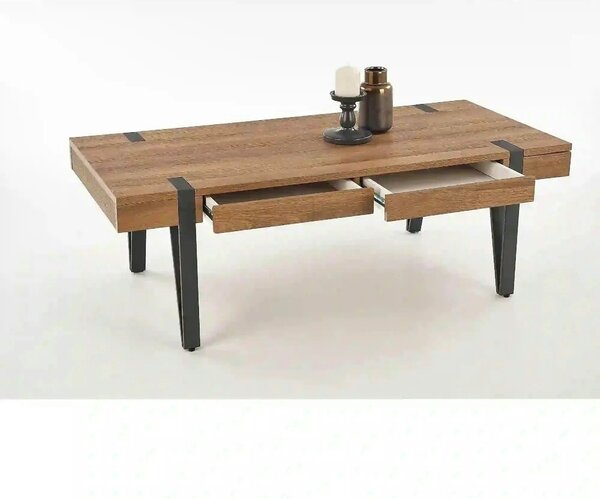 Masuta cafea TULUZA, nuc miere, 120x55x41 cm
