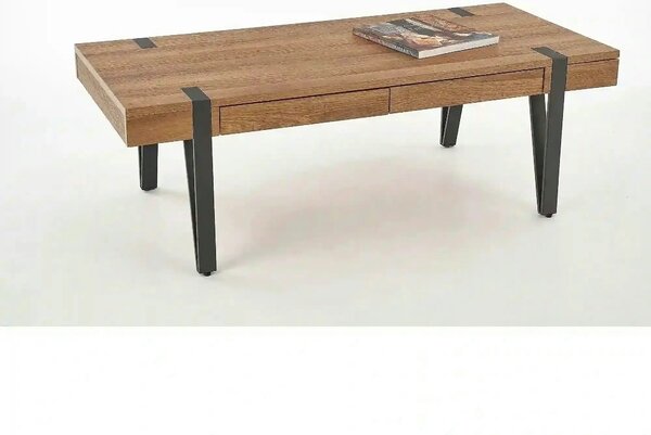 Masuta cafea TULUZA, nuc miere, 120x55x41 cm