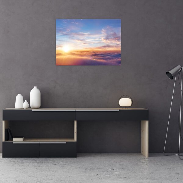 Tablou - Apus de soare deasupra norilor (70x50 cm)