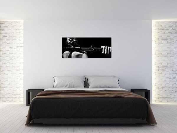 Tablou - Femeie cu o sabie (120x50 cm)