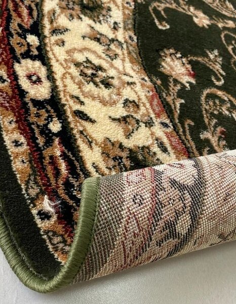 Covor Oval Lotos 523-310, Marime 80 x 150 cm, Verde, Inaltime Fir 8 mm, Antialergic, Polipropilena, Living, Dormitor, Sufragerie, Birou 80 x 150