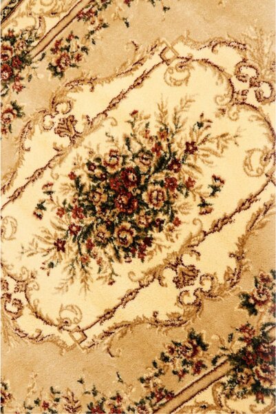 Covor Lotos 507-100, Marime 60 x 110 cm, Crem, Inaltime Fir 8 mm, Antialergic, Polipropilena, Living, Dormitor, Sufragerie, Birou 60 x 110