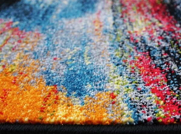 Covor Brush 11017-180, Marime 80 x 150 cm, Multicolor, Inaltime Fir 9 mm, Antialergic, Polipropilena, Living, Dormitor, Sufragerie, Birou 80 x 150